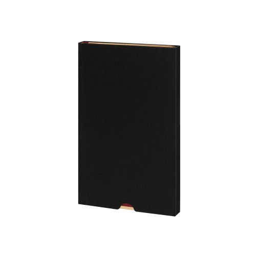 Ежедневник А5 недатированный «Chelsea», серый (золотистый кант и срез)