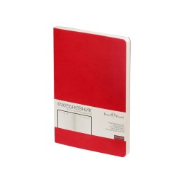 Ежедневник А5 недатированный «Megapolis Velvet Flex», красный