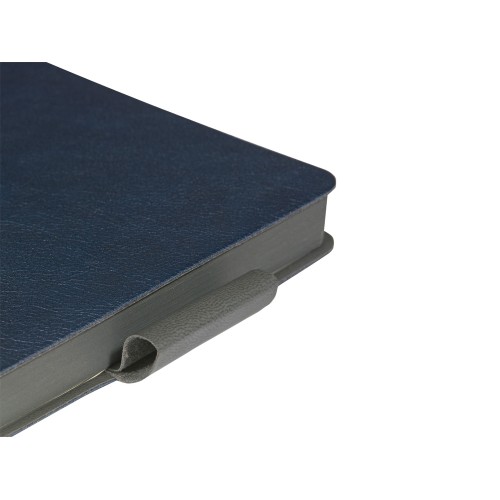 Ежедневник недатированный А5 «Boston», темно-синий (серый обрез)