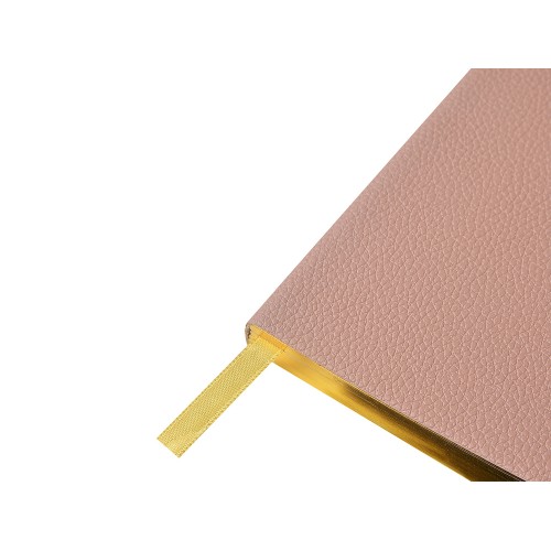 Еженедельник недатированный А6 "Morandi. Пыльная роза" с нашивкой, пыльно-розовый