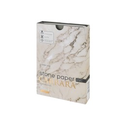 Ежедневник с каменной бумагой недатированный А5 "Carrara", серый