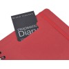 Ежедневник недатированный на гребне А5 "Pragmatic", красный