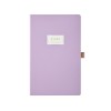 Ежедневник недатированный А5 "Zefir" с нашивкой, сиреневый