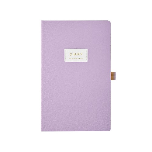 Ежедневник недатированный А5 "Zefir" с нашивкой, сиреневый