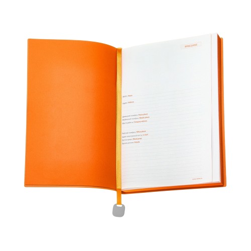 Ежедневник А5 недатированный «Mercury», темно-синий Navy