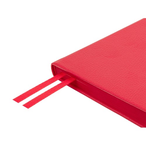 Ежедневник недатированный А5 "Megapolis Nappa", красный