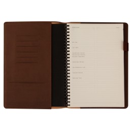 Еженедельник недатированный А5 «Concept», коричневый