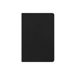 Ежедневник с каменной бумагой недатированный А5 "Carrara", черный