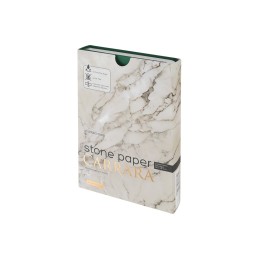 Ежедневник с каменной бумагой недатированный А5 "Carrara", зеленый