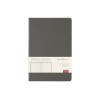 Ежедневник недатированный А5 "Megapolis Nappa", графитовый серый