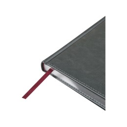 Ежедневник недатированный А5 "Sidney Nebraska", серый (серебряный обрез)