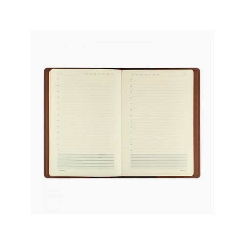 Ежедневник недатированный А5  "Oxford", коричневый