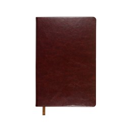 Ежедневник недатированный А5 "Megapolis Nebraska", коричневый с золотым обрезом