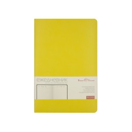 Ежедневник А5 недатированный «Megapolis Velvet Flex», желтый