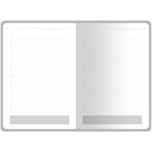 Ежедневник А5 недатированный «Mercury», темно-синий