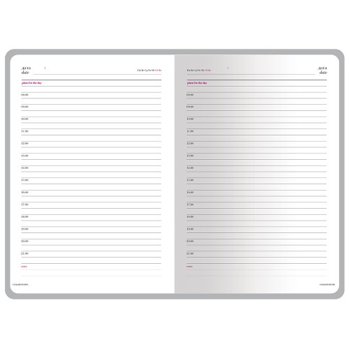 Ежедневник недатированный А6+ "Megapolis Color", красный