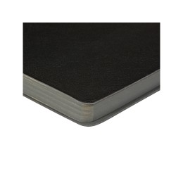 Ежедневник недатированный А5 «Boston», черный (серый обрез)