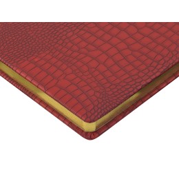 Ежедневник недатированный А5 "Amazonia", бордовый с золотым обрезом