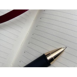 Ежедневник недатированный A5 «Chelsea», черный (золотистый кант и срез)