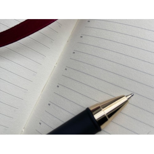 Ежедневник недатированный A5 «Chelsea», черный (золотистый кант и срез)