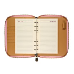 ЕЖЕДНЕВНИК недатированный А5- "RIVIERA. ZEFIR" (РОЗОВЫЙ ЗЕФИР)