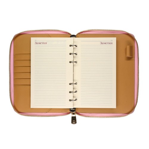 ЕЖЕДНЕВНИК недатированный А5- "RIVIERA. ZEFIR" (РОЗОВЫЙ ЗЕФИР)