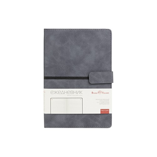 Ежедневник недатированный А5 "Lyon", серый