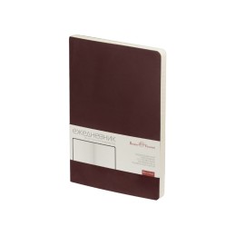 Ежедневник А5 недатированный «Megapolis Velvet Flex», коричневый