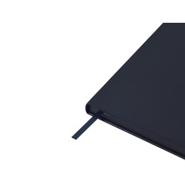 Ежедневник А5 "Megapolis Color New" soft-touch, темно-синий navy