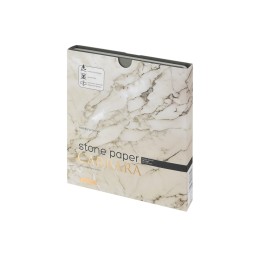 Еженедельник с каменной бумагой А5+ "Carrara", серый