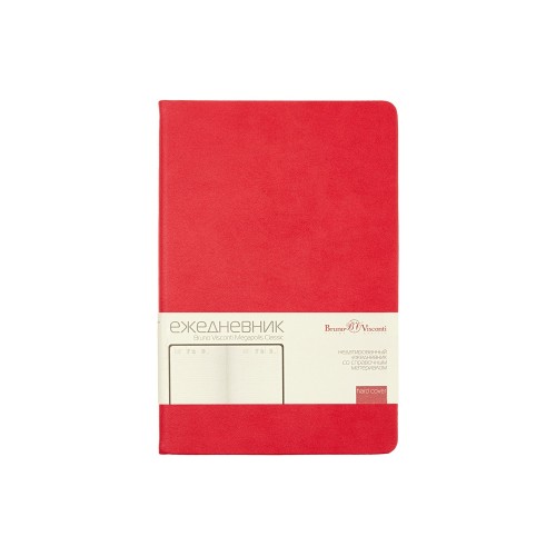 Ежедневник недатированный А5 "Megapolis Classic", красный