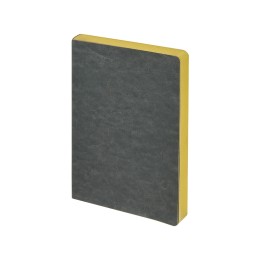 Ежедневник недатированный А5 "Megapolis Nebraska Flex", серый с золотым обрезом (Р)