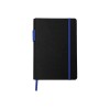 Бизнес блокнот "Bossy" с цветным срезом, твердая обложка, 128 листов, черный и синий