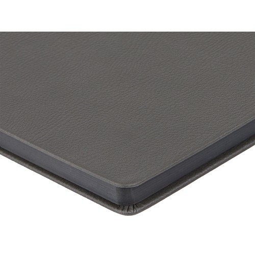 Ежедневник недатированный А5 "Megapolis Nappa", графитовый серый