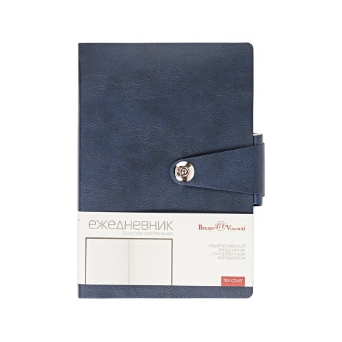 Ежедневник недатированный  А5 "PRIMAVERA" темно-синий
