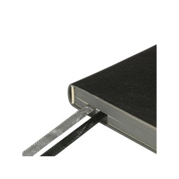 Ежедневник недатированный А5 «Boston», черный (серый обрез)