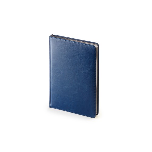 Ежедневник недатированный А5 "Sidney Nebraska", синий (серебряный обрез)