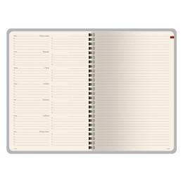 Еженедельник недатированный А5 «Concept», бордовый