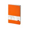Ежедневник А5 недатированный «Megapolis Velvet Flex», оранжевый