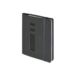 Ежедневник недатированный А5  "La Manche", серый графитовый