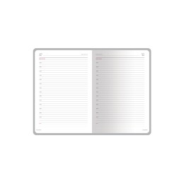 Ежедневник недатированный А5 "Sidney Nebraska", бордовый (золотой обрез, золотые уголки)