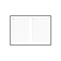 Ежедневник недатированный А5 "Sidney Nebraska", бордовый (золотой обрез)