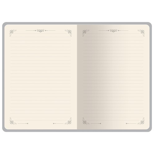 Ежедневник недатированный А5 "Royal", синий с бронзовым срезом