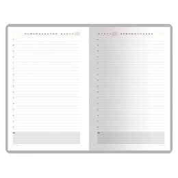 Ежедневник А5 недатированный «Mercury», красный