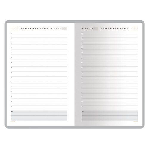 Ежедневник А5 недатированный «Mercury», красный