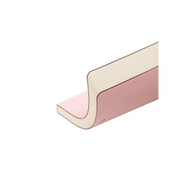 Ежедневник А5 недатированный «Megapolis Velvet Flex», зефирный розовый