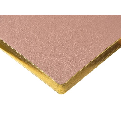 Ежедневник недатированный А5 "Morandi. Пыльная роза" с нашивкой, пыльно-розовый