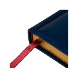 Ежедневник недатированный А6+ "Sidney Nebraska", синий (золотой обрез)