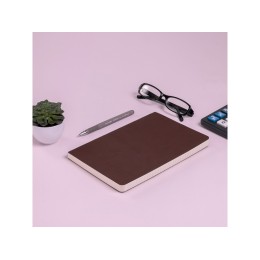 Ежедневник А5 недатированный «Megapolis Velvet Flex», коричневый