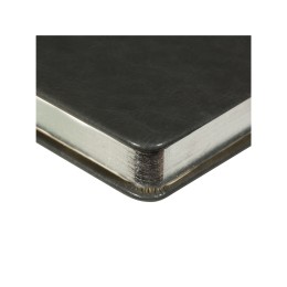 Ежедневник недатированный А5 "Megapolis Nebraska", серый с серебристым обрезом